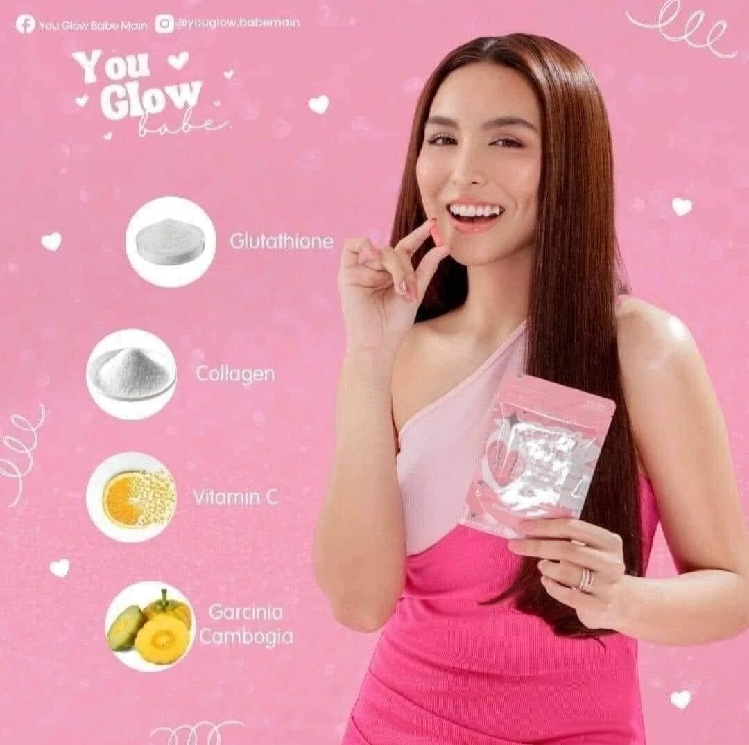 You Glow Babe BEAUTY WHITE Glutathione Capsules, Japan Formula 30 count