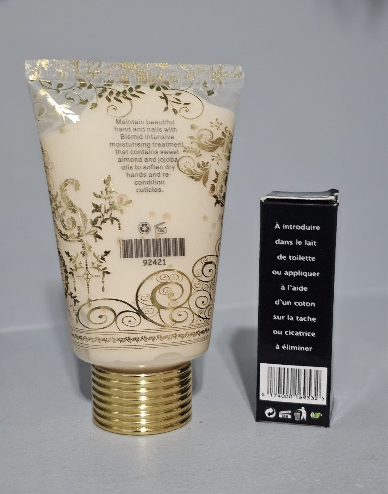 Bismid Hand & Nail Treatment Repair Cream + Effaceur Eraser Qintos Dark Knuckles