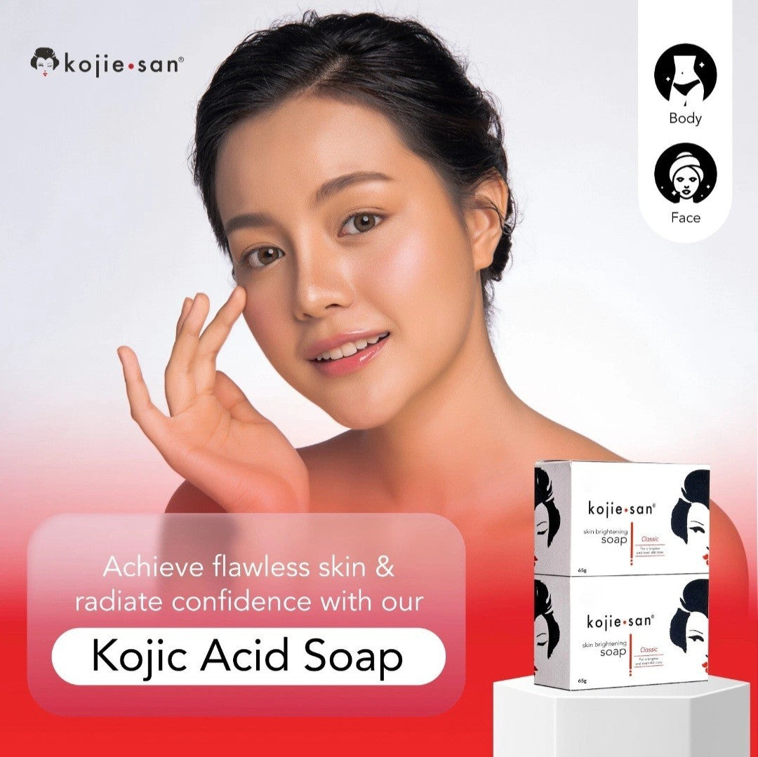 1×Kojie San Skin Lightening Kojic Acid Soap Zero Pigment Light Net 135g ORIGINAL