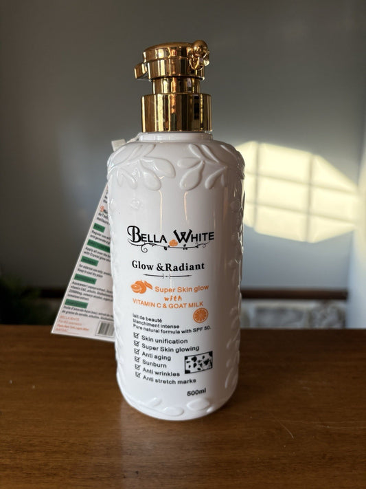 Bella-White  Glow & Radiant Vit. C & Goat Milk Unifying Body Lotion