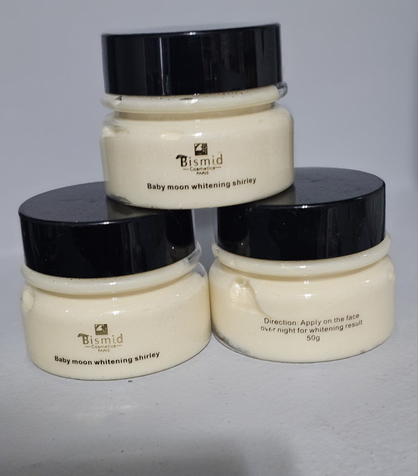 1× Bismid Baby Moon Whitening Shirley Face Cream ORIGINAL & Authentic