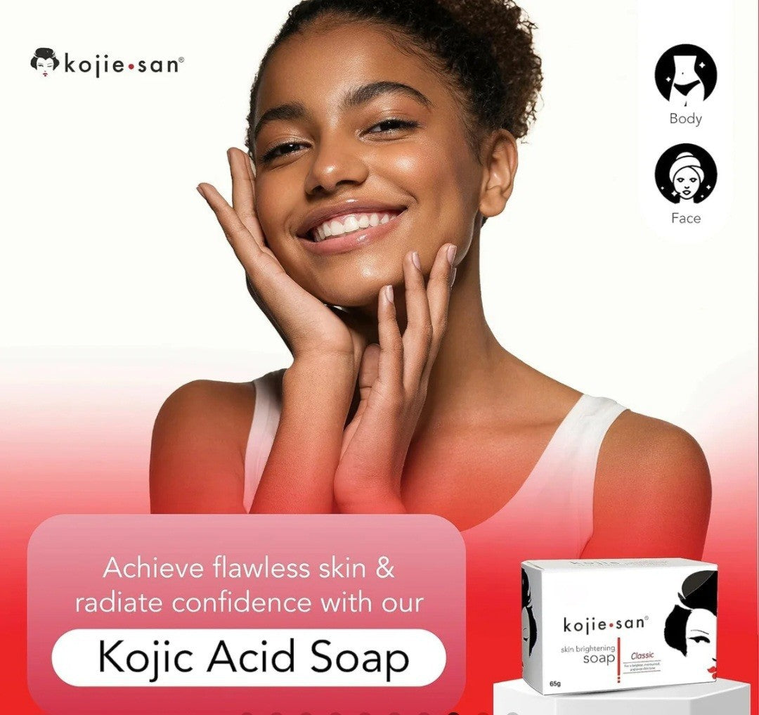 1×Kojie San Skin Lightening Kojic Acid Soap Zero Pigment Light Net 135g ORIGINAL