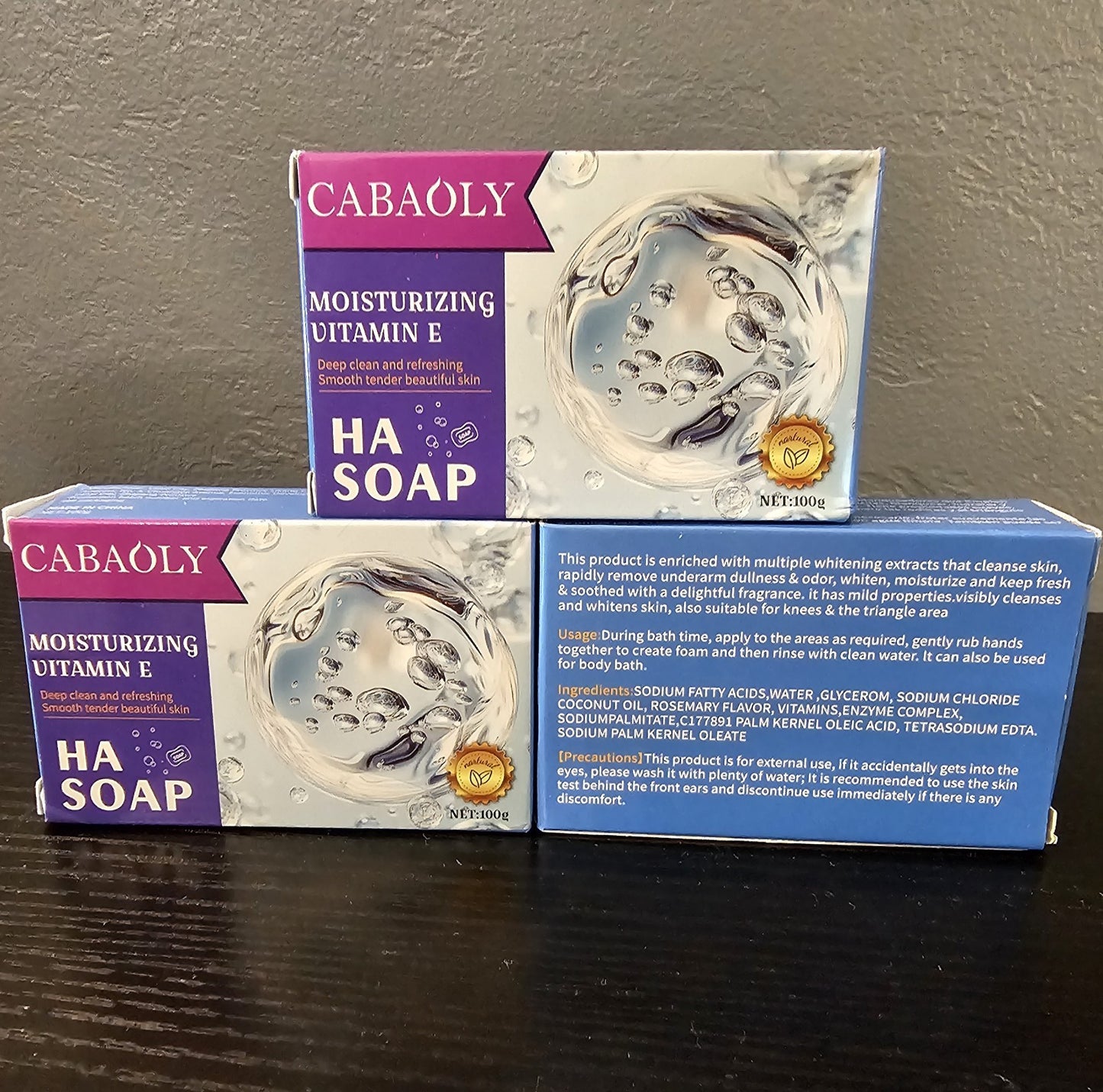 1× Moisturizing Vitamin E&HA  Soap