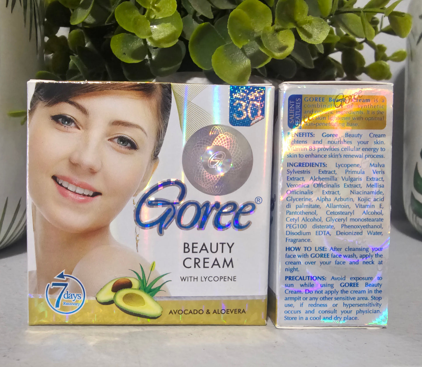 1xGOREE Beauty Face Cream With Lycopene 7 Days Recovery