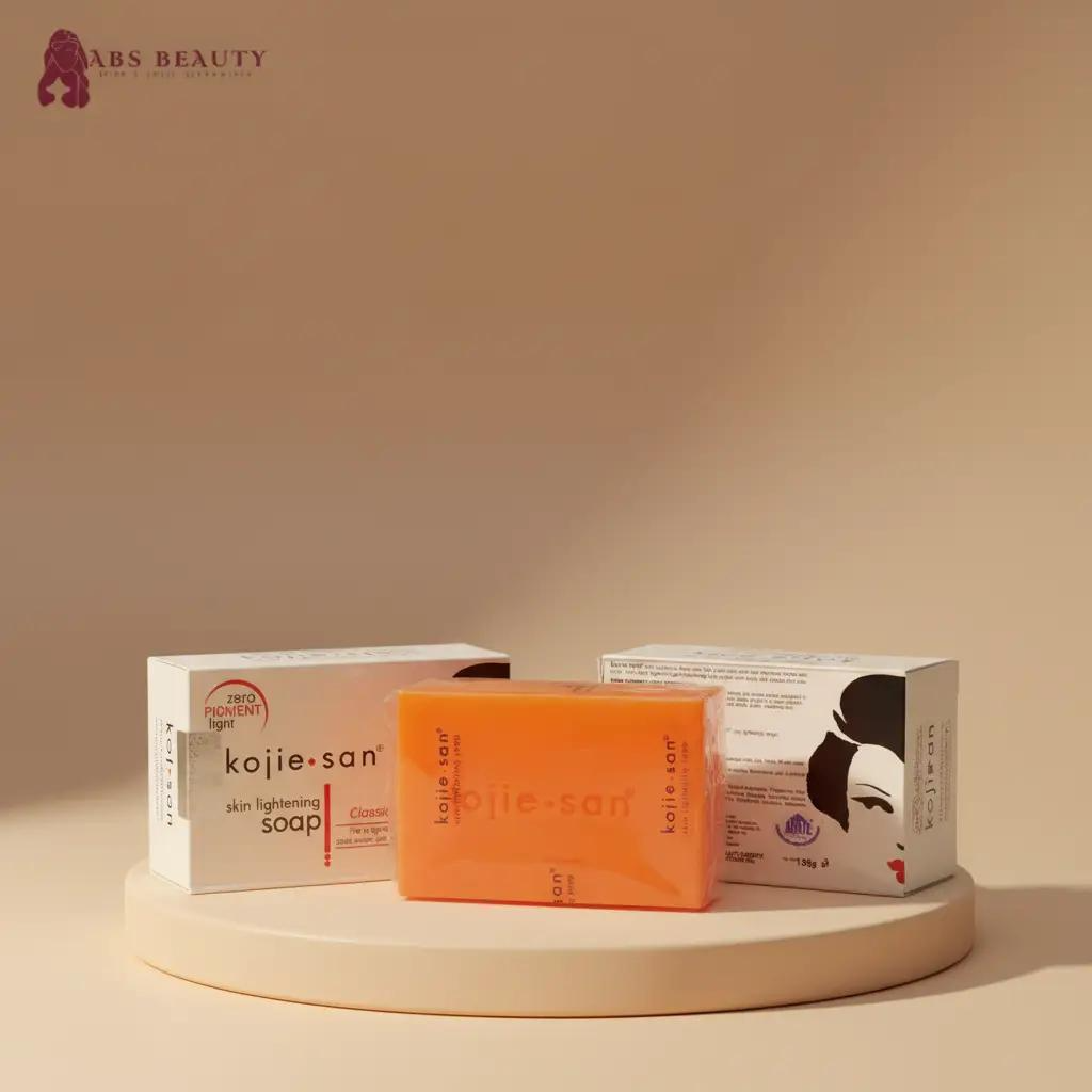 1×Kojie San Skin Lightening Kojic Acid Soap Zero Pigment Light Net 135g ORIGINAL