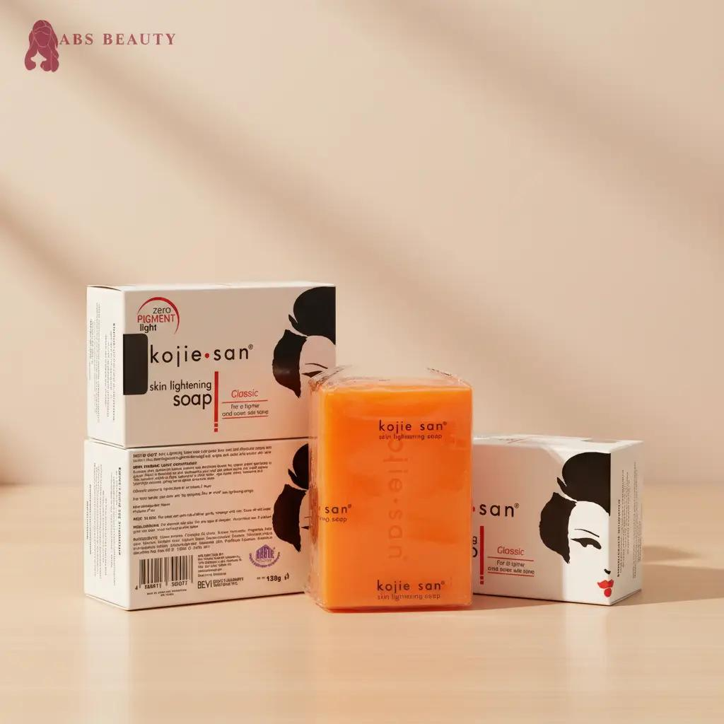 1×Kojie San Skin Lightening Kojic Acid Soap Zero Pigment Light Net 135g ORIGINAL