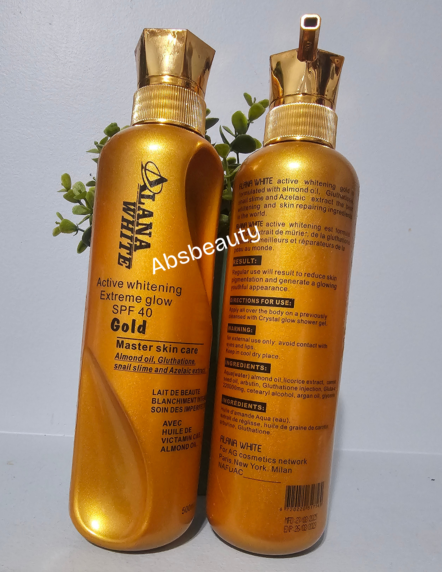 1× ALANA White Pro,Intense, Magic & Active Whitening Body Lotion 500ml 💯👌✅️