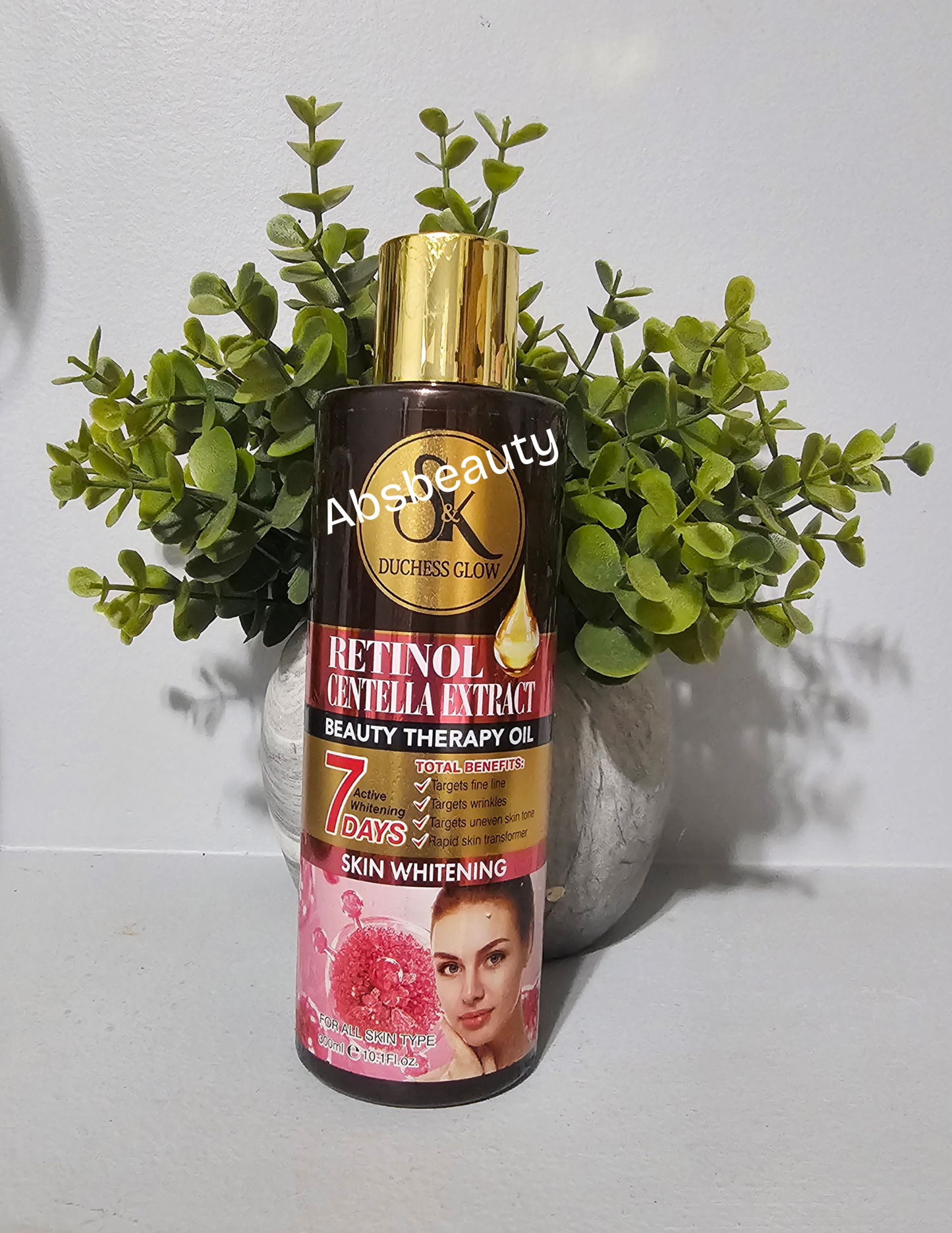 SK Duchess Glow Beauty Whitening Body Oil All Types Skin 300ml✨️👌.1pc