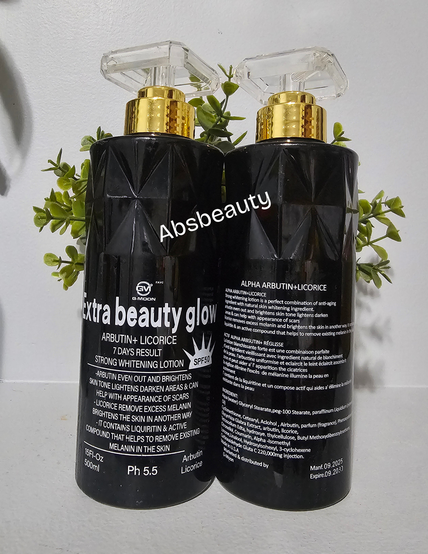 1X Extra Beauty Glow Half Cast Intensive Whitening, Anti Stretch Mark, Body Lotion✨️.1pc