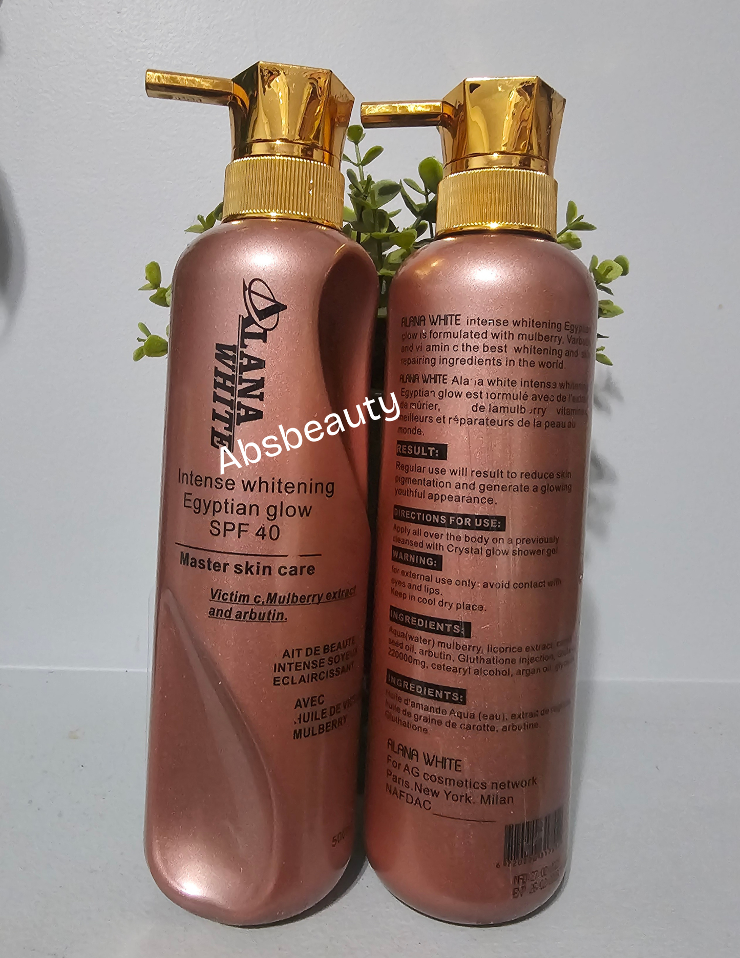 1× ALANA White Pro,Intense, Magic & Active Whitening Body Lotion 500ml 💯👌✅️