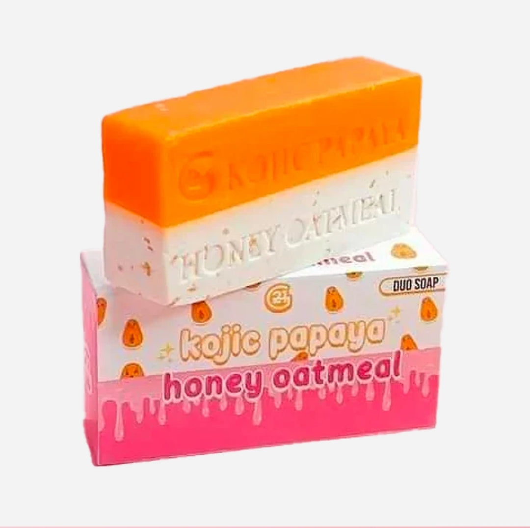 G21 Kojic Papaya Plus Honey Oatmeal  Duo Soap
