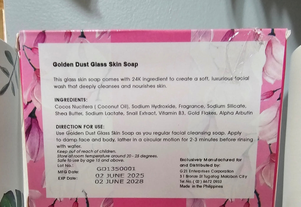 G21 Golden Dust Glass Skin Soap