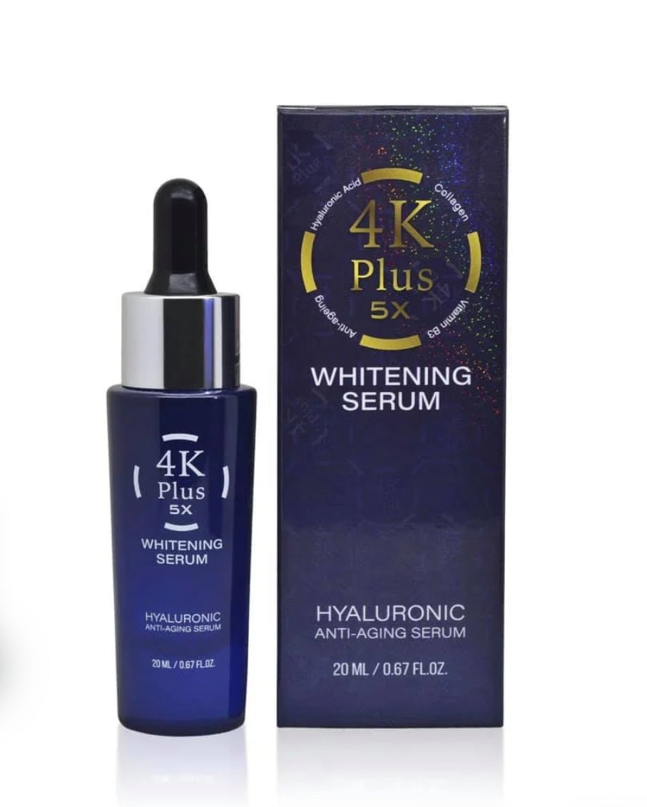 4K PLUS Whitening Set Body Lotion, Face Cream & Serum