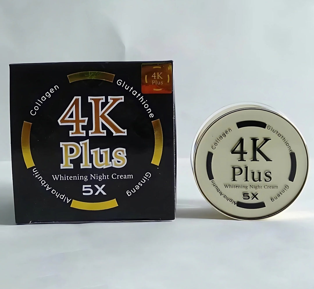 1x4K PLUS Whitening Night Cream with Alpha, Collagen, Glutathione & Ginseng