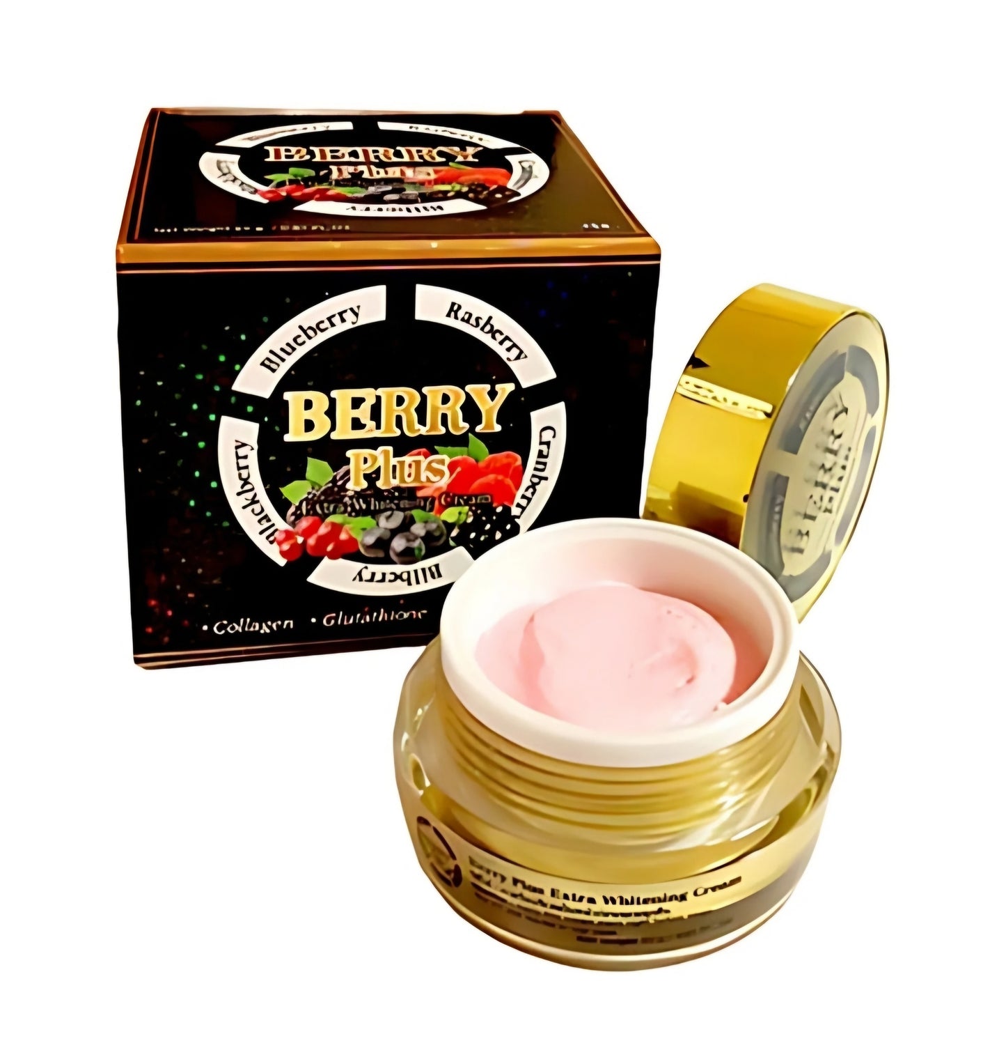 1×BERRY PLUS Extra Whitening Night Face Cream 5X