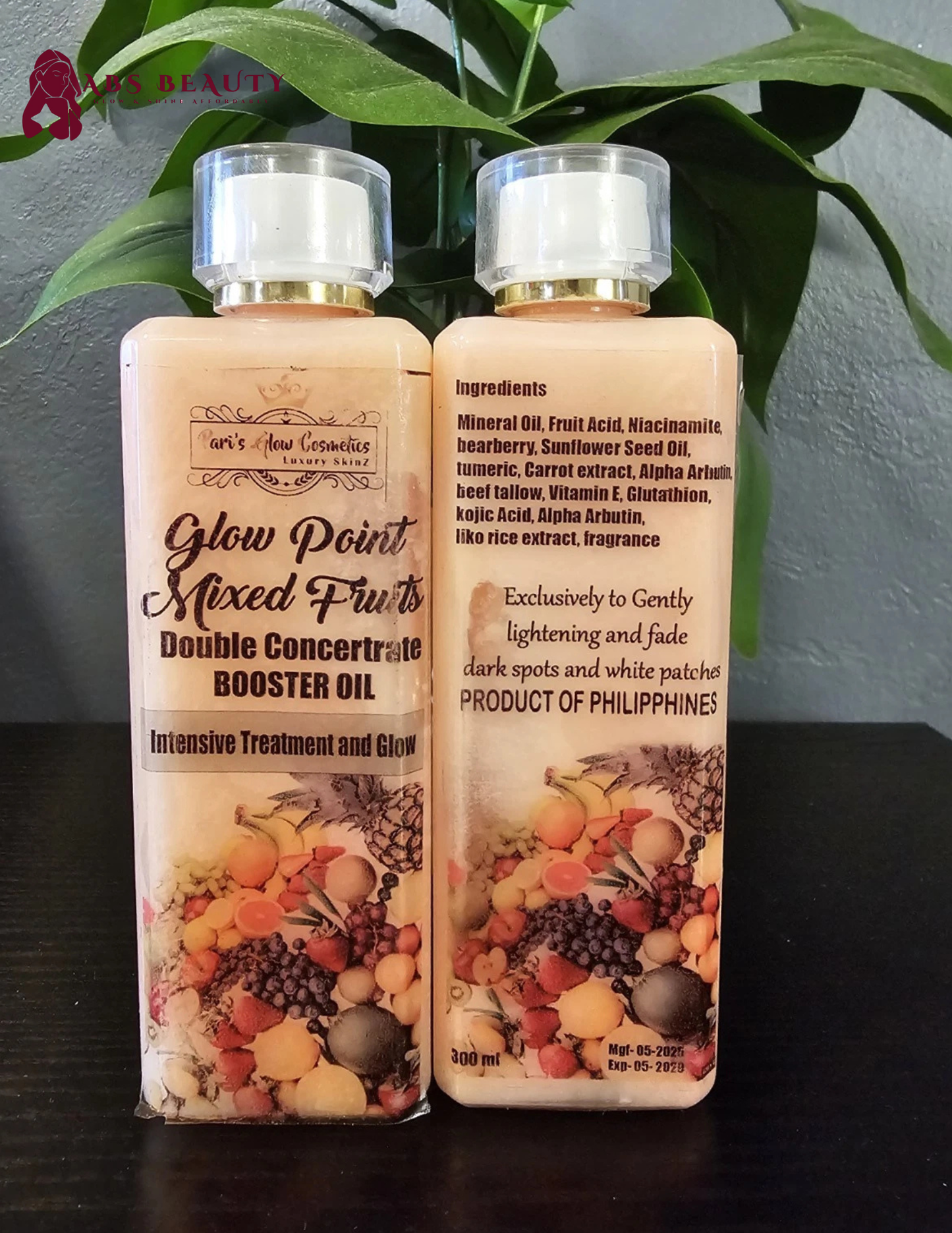 1×Glow Point Mixed Fruits Double Concentrate Booster Oil From Pari's Glow (Sensitive Skin)