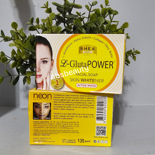 Neon Whitening Program Face & Body Bar Soap 135mg.1pc
