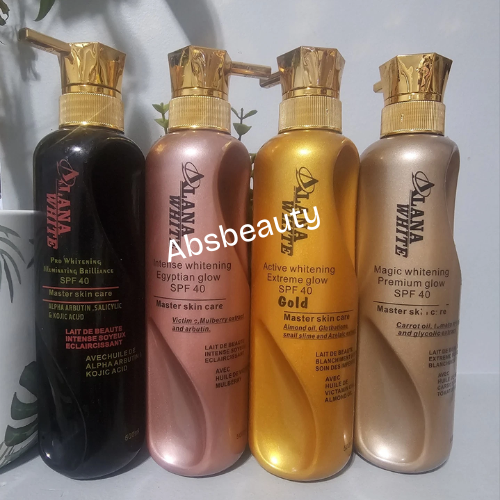 1× ALANA White Pro,Intense, Magic & Active Whitening Body Lotion 500ml 💯👌✅️