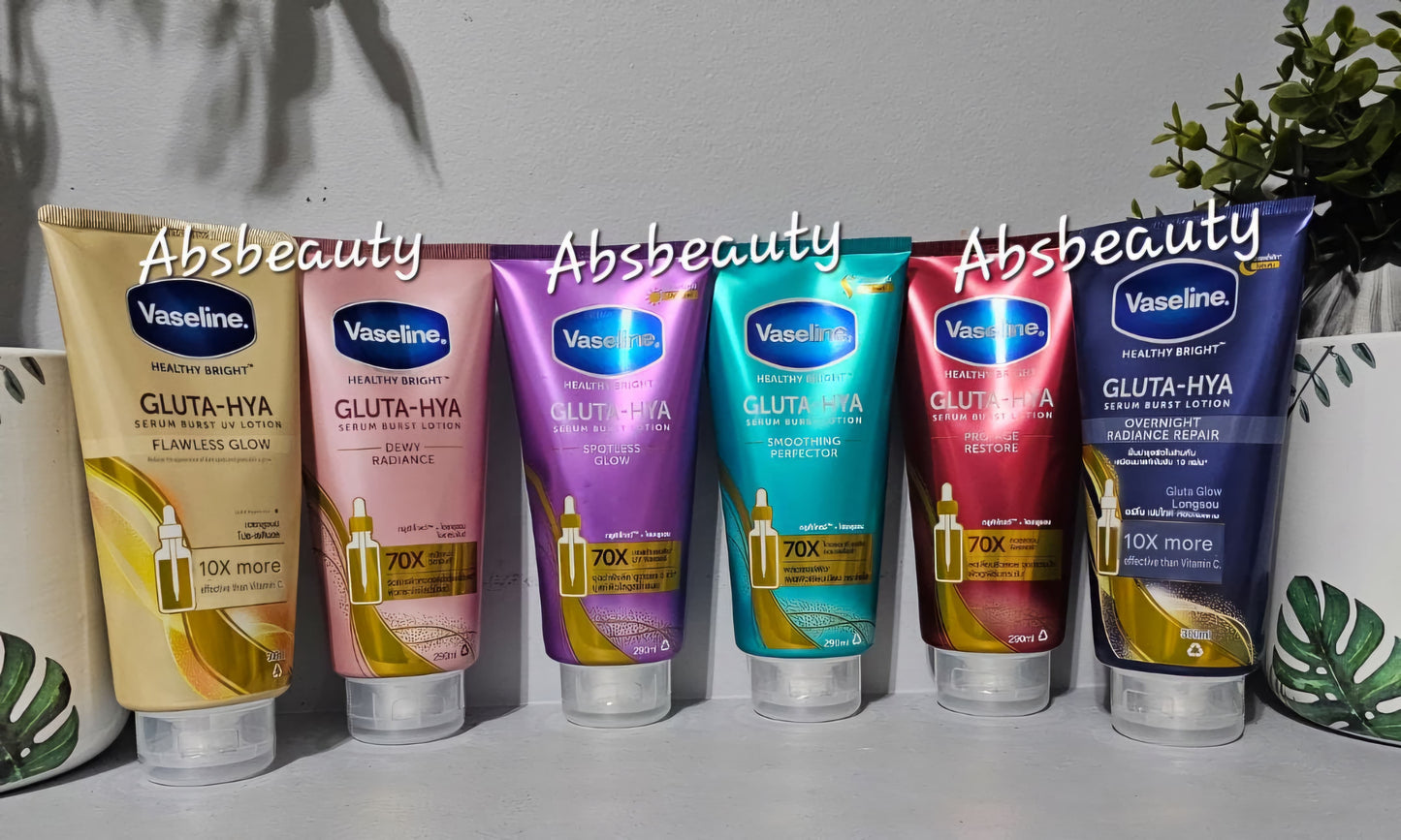 Vaseline Healthy Bright GLUTA-HYA Serum Burst Lotion.1pc
