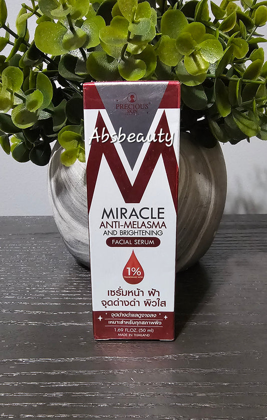 Precious Skin MIRACLE Anti-Melasma & Brightening Facial Serum 50ml With 1% Tranexamic acid💯👌,1pc