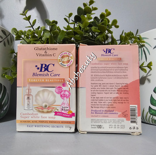 Blemish Care Forever Beautiful Super White Face Soap 100g💯👌.1pc