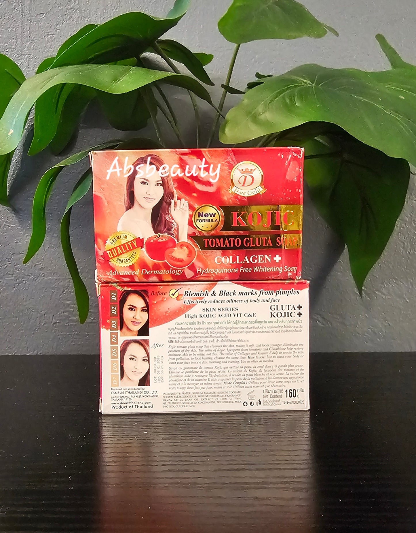 X2 Kojic Tomato Gluta Collagen+ 7days whitening Soap 2pcs 160g Each