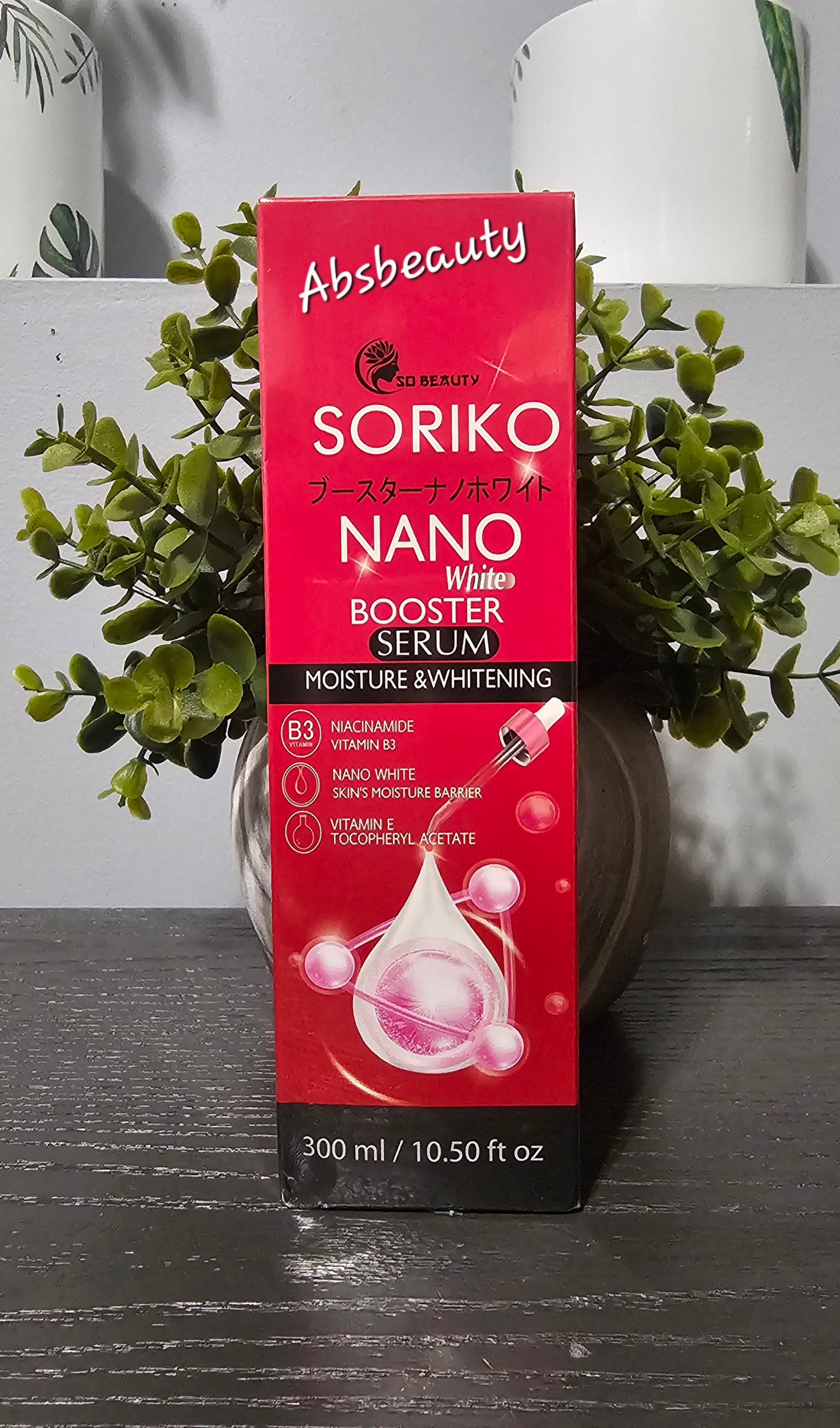 Soriko Nano White Booster Serum Whitening & Moisturizing 300ml ✨️👌