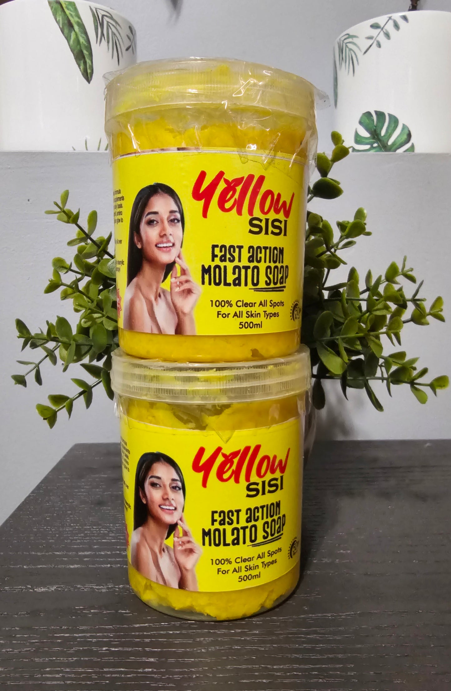 YELLOW Sisi Fast Action Molato Soap with Spf50. 500ml