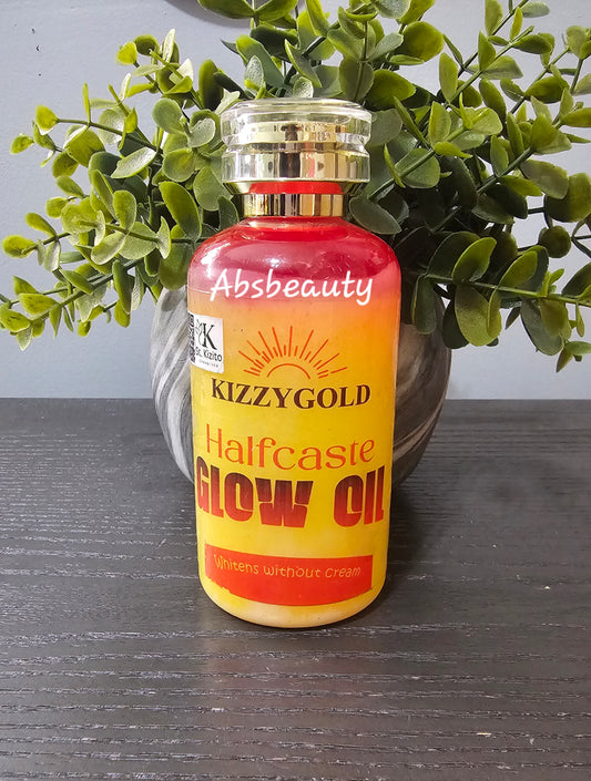 Kizzy Gold Half C Glow Body Oil 250ml Authentic