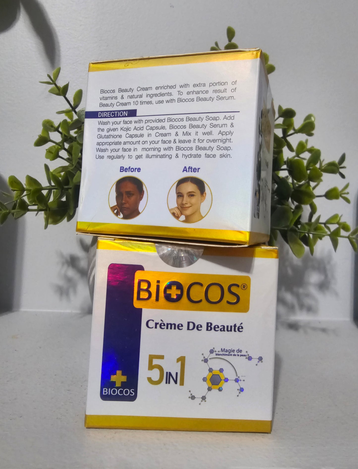 BIOCOS 5in1 Beauty Face Cream  Skin Whitening Magic👌✨️.