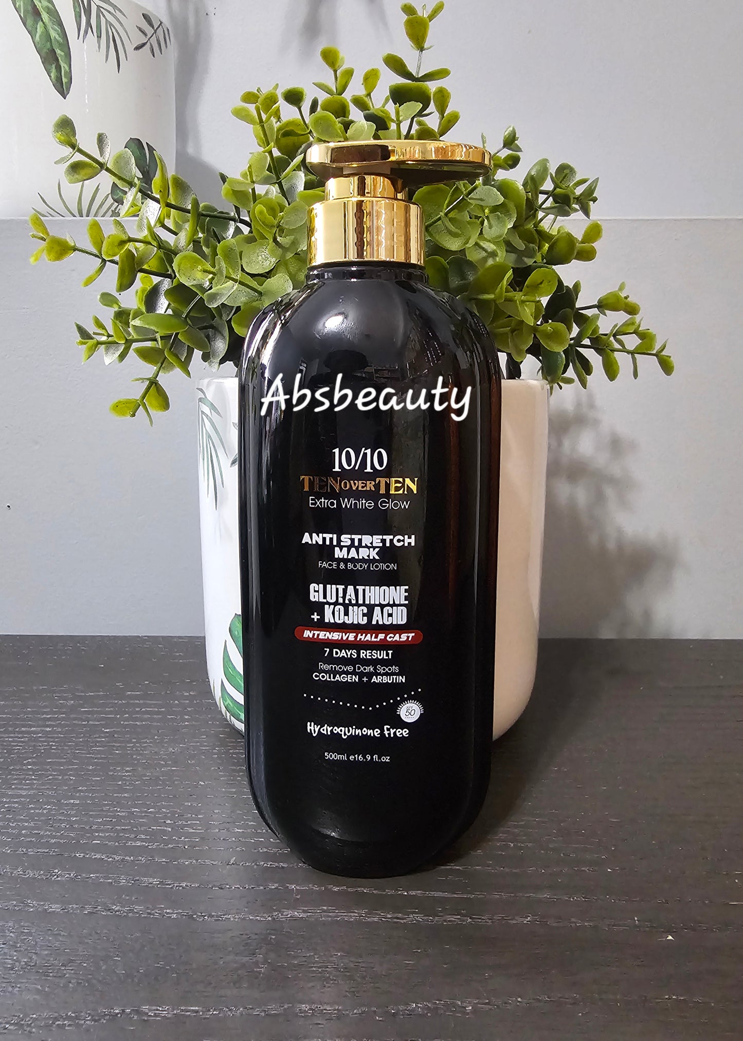 TENoverTEN 10over10 Extra White Glow Face & Body Lotion 500ml👌💯1pc