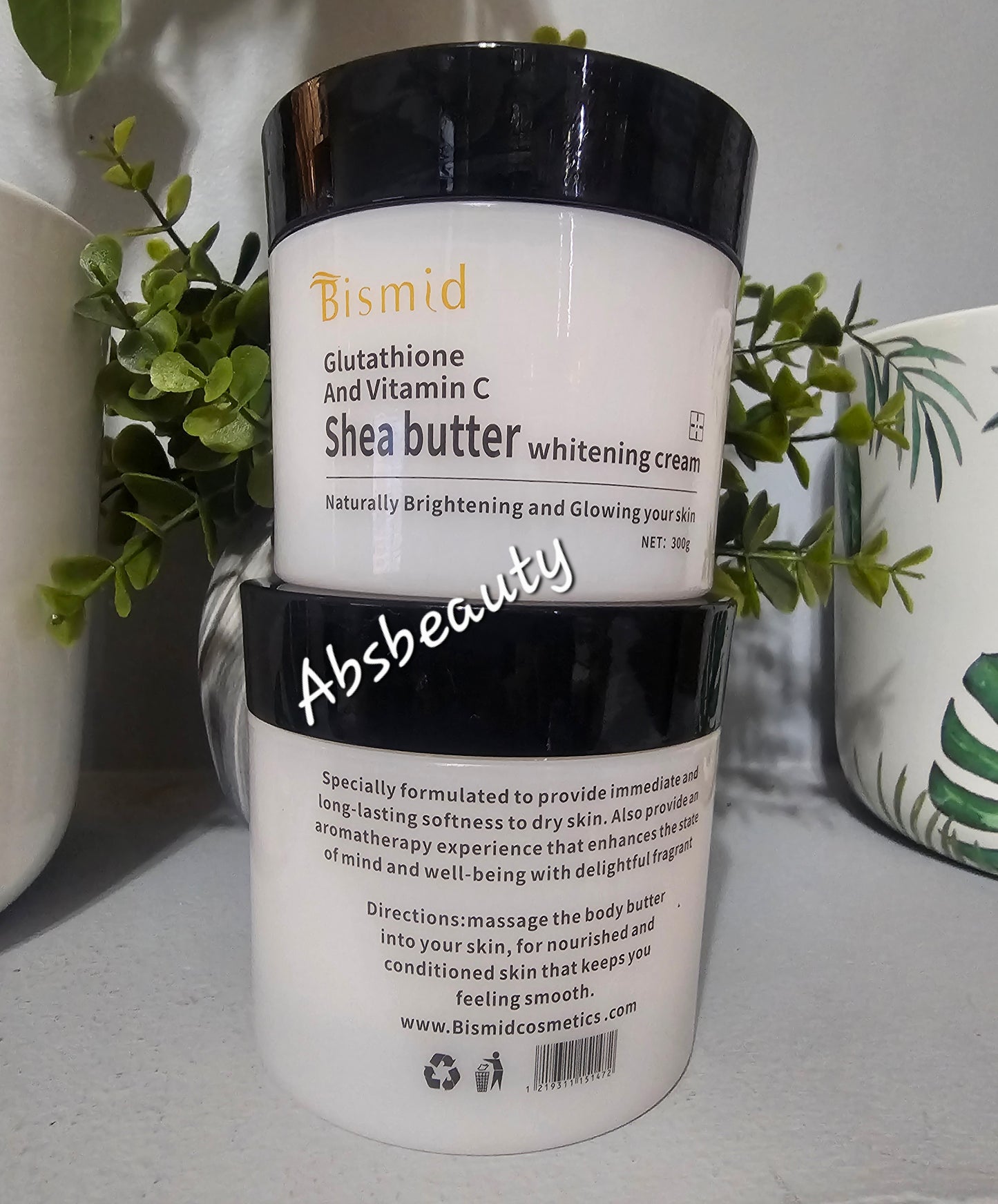 Bismid Glutathione & Vitamin C Shea Butter Whitening Body Cream.1pc