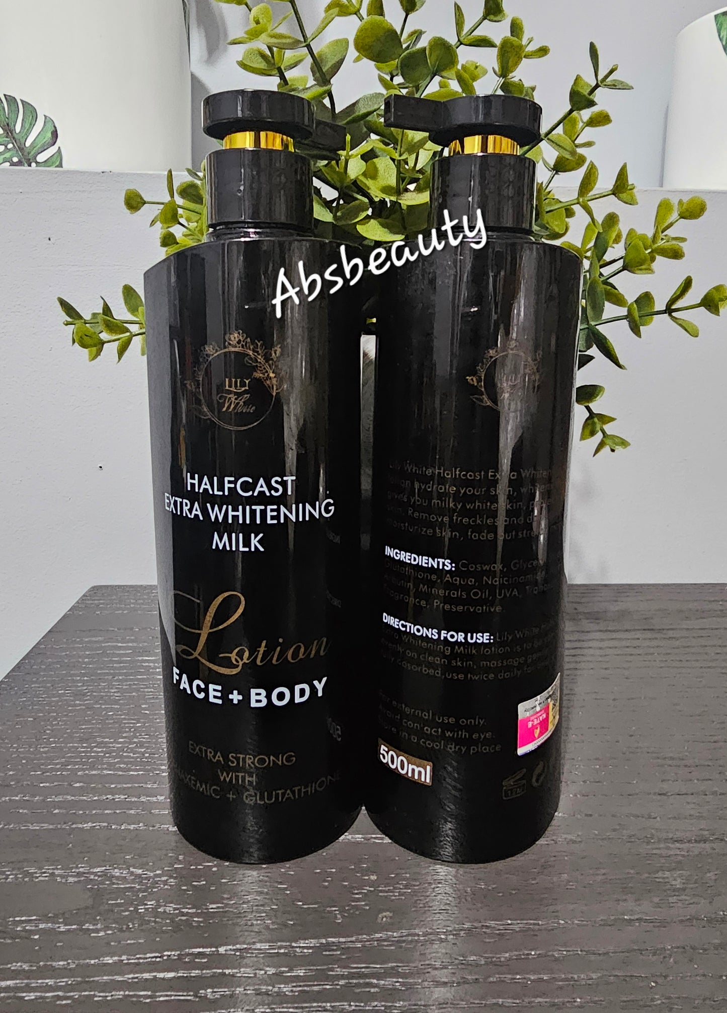 Lily White Half-C Extra Whitening Lotion Face&Body||10X Strong Whitening Lotion Face&Body 500ml ✨️💯👌