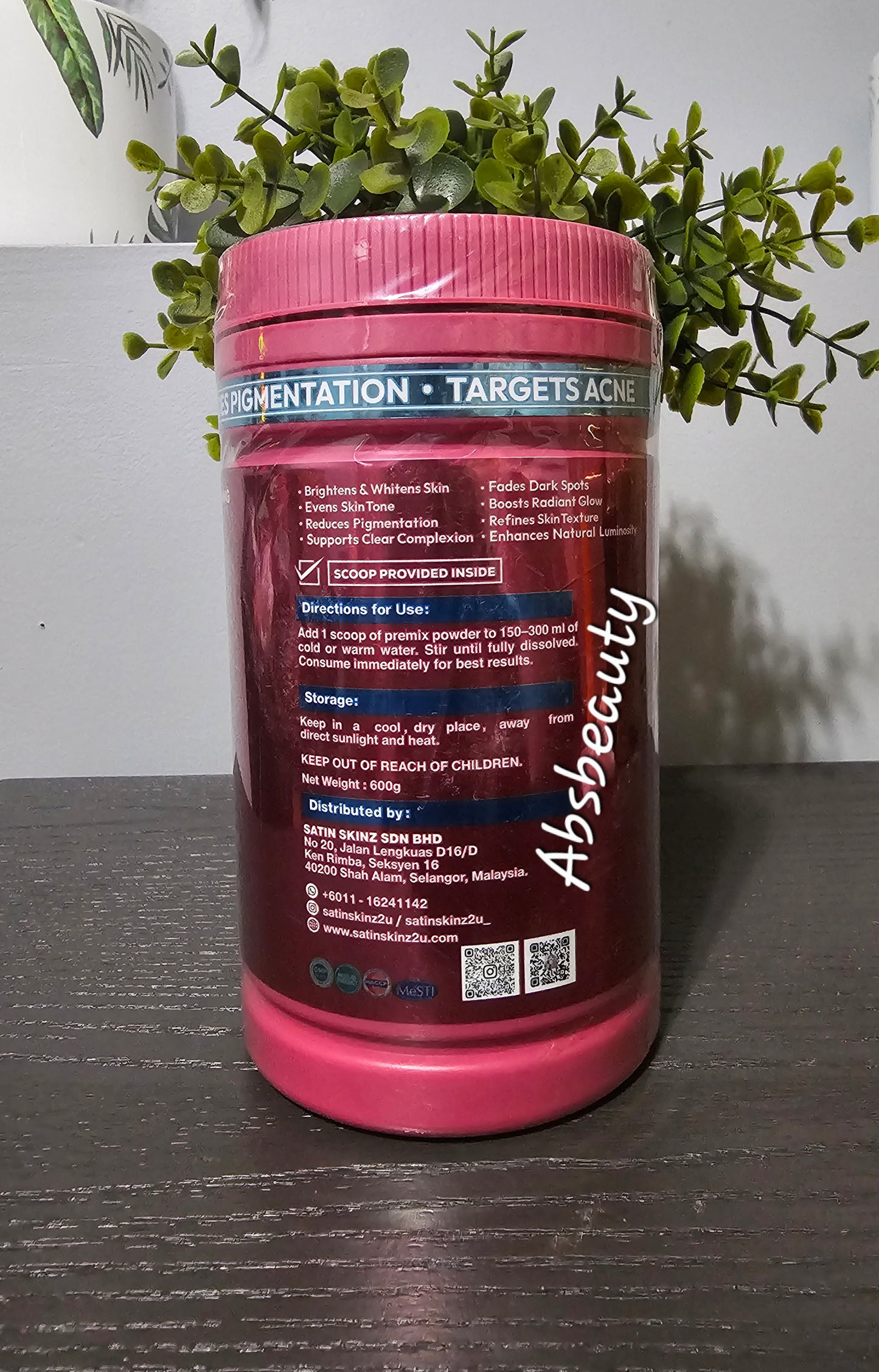 Satin Skinz Pristine White Supplement Skin Whitening Skin beauty supplement New💯✅️