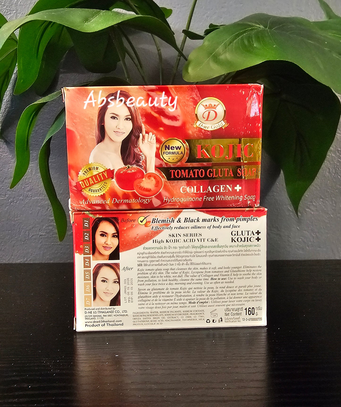 X2 Kojic Tomato Gluta Collagen+ 7days whitening Soap 2pcs 160g Each