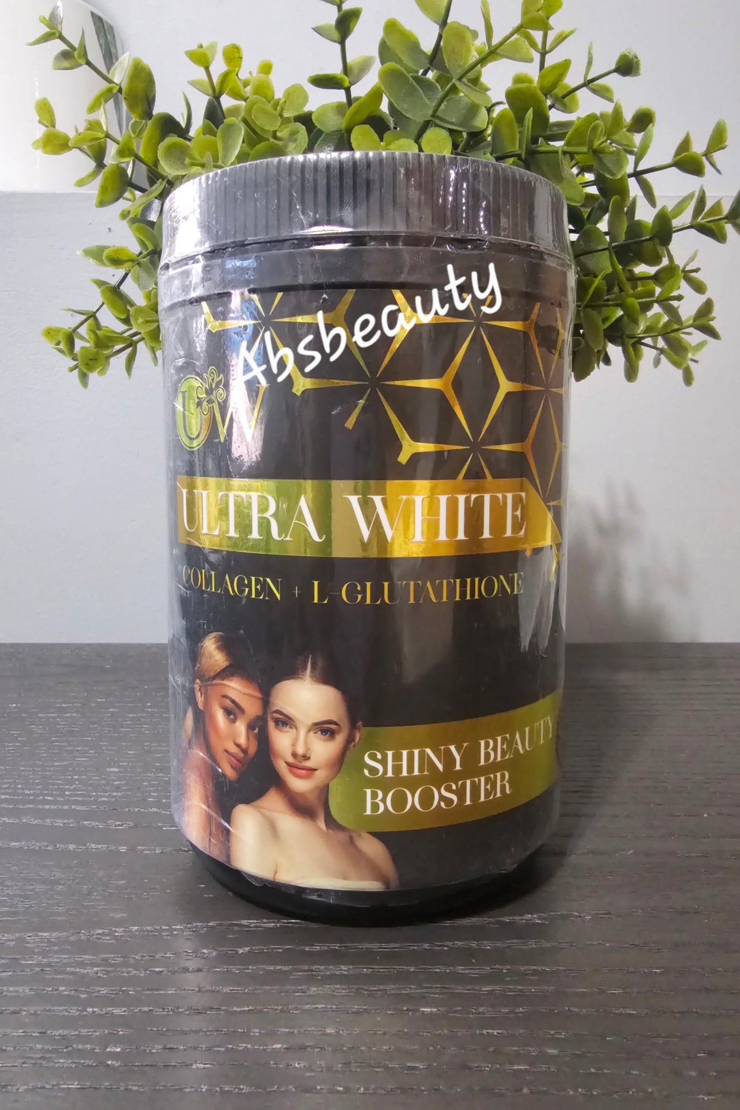 Ultra White Collagen+L-Glutathione Shiny Beauty Booster Powder Supplements, 1jar💯✅️