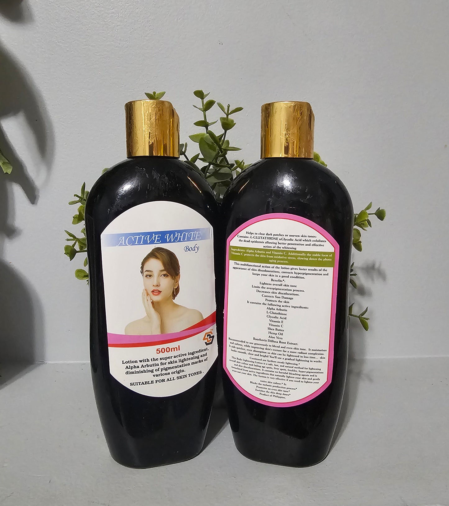 Active White Body Lotion 500ml With Super Active ingredients