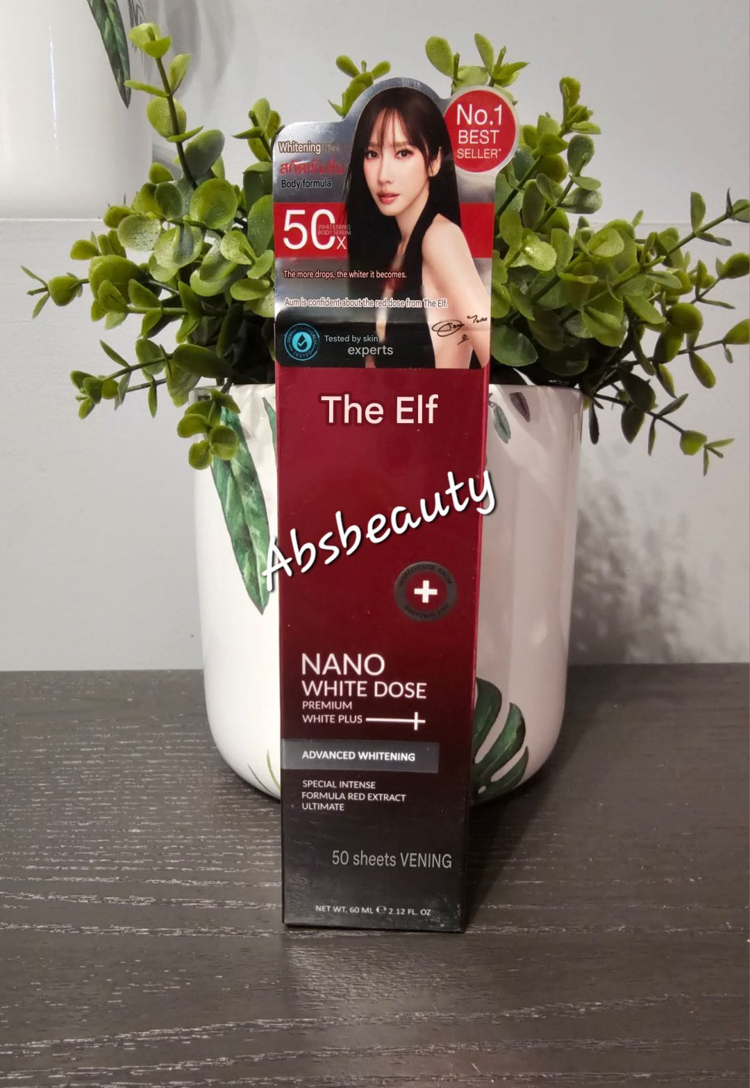 The Elf Nano White Dose Premium White Plus Advanced Whitening Serum 60ml,Original&Authentic💯✅️
