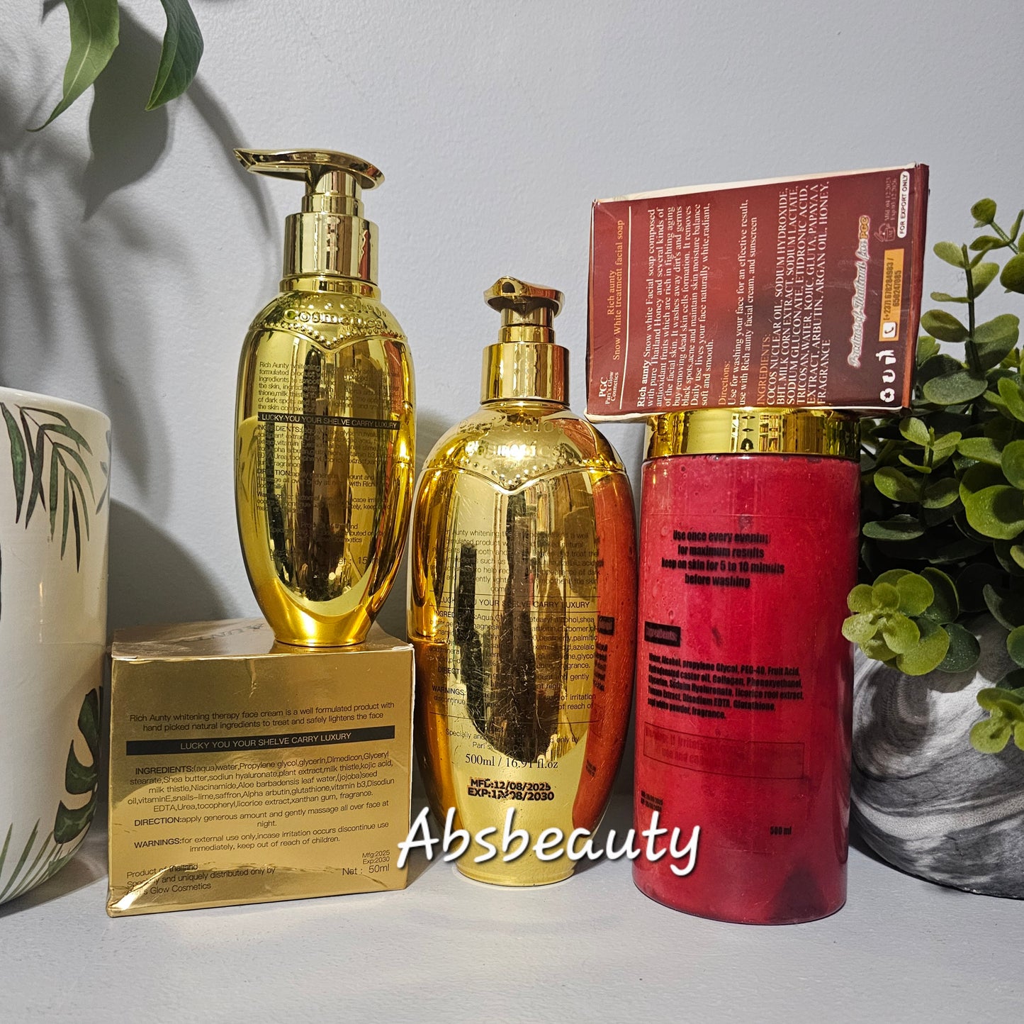 Rich Aunty Injection Whitening Set From Pari's Glow Cosmetics