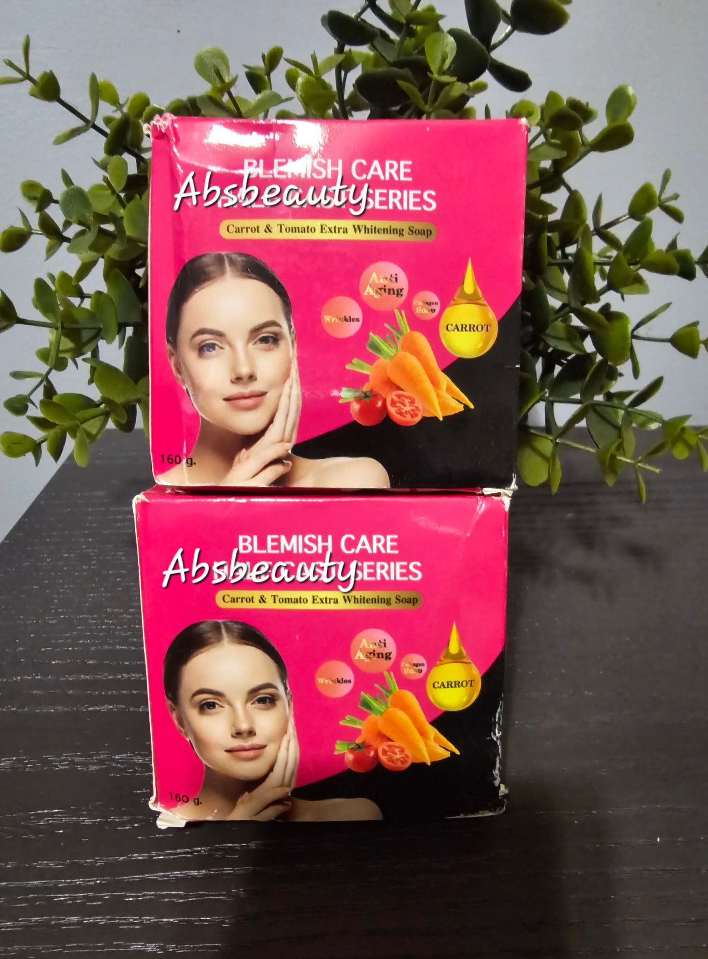 Blemish Care Half-C  Series Carrot & Tomato Whitening Body Soap. 1pc