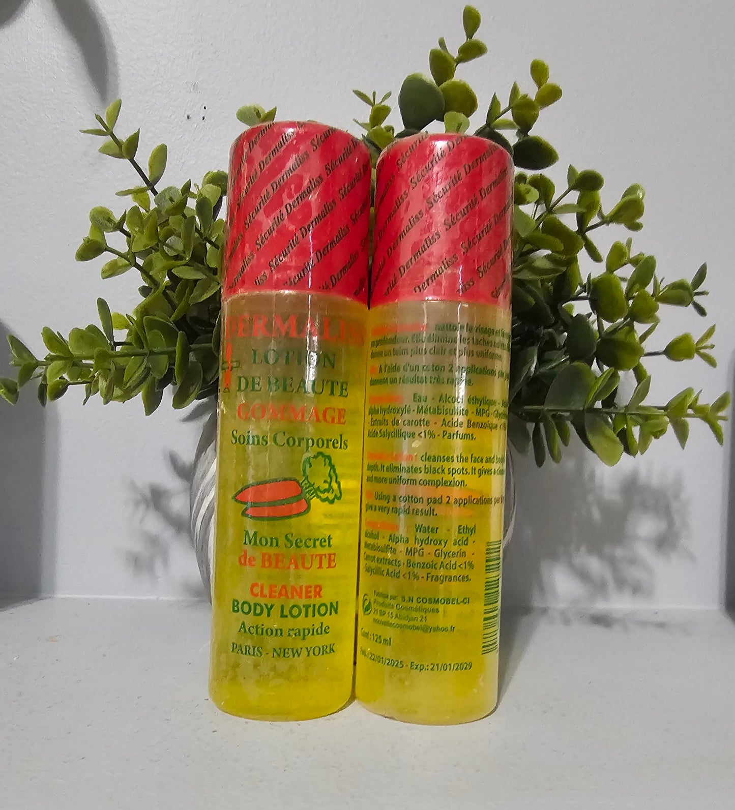 Dermaliss Cleaner body lotion Action Rapide 125ml Original&Authentic.1pc