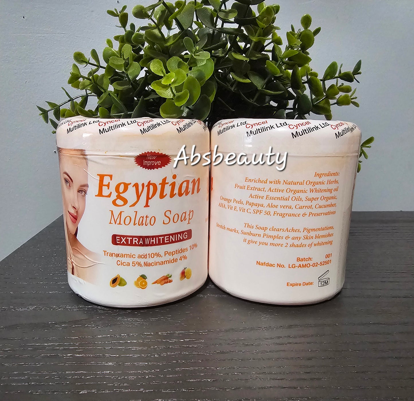 Egyptian Molato Soap Extra Whitening 500g 💯👍.