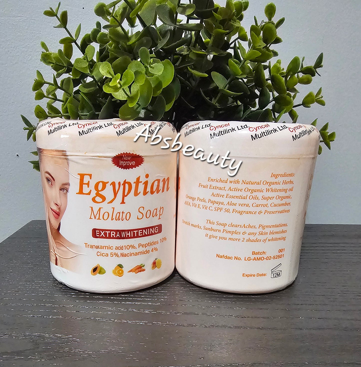 Egyptian Molato Soap Extra Whitening 500g 💯👍.