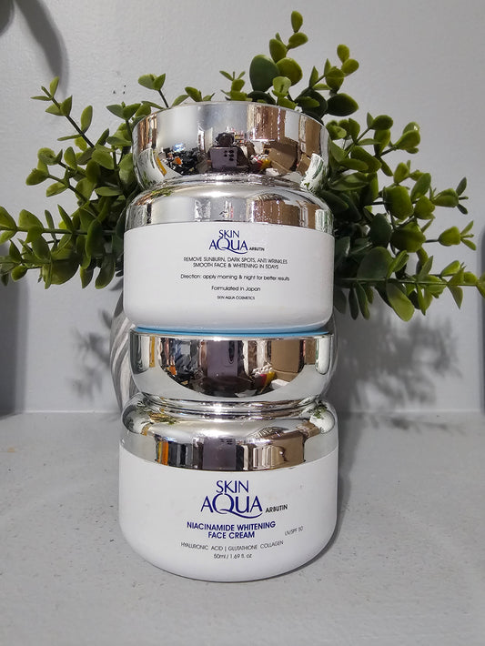Skin Aqua Arbutin Niacinamide Whitening Face Cream 50ml💯👌