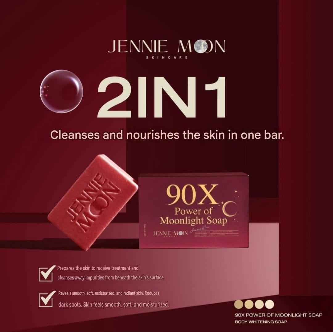 Jennie Moon 90X Power of Moonlight Body & Face Soap 160g 1pc