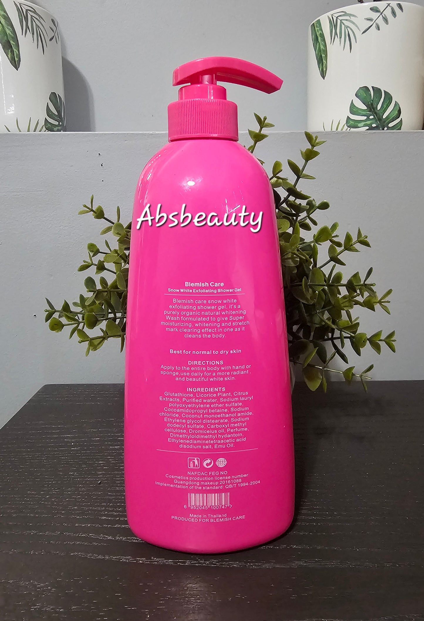 Blemish Care Snow White Exfoliating Shower Gel 1000ml