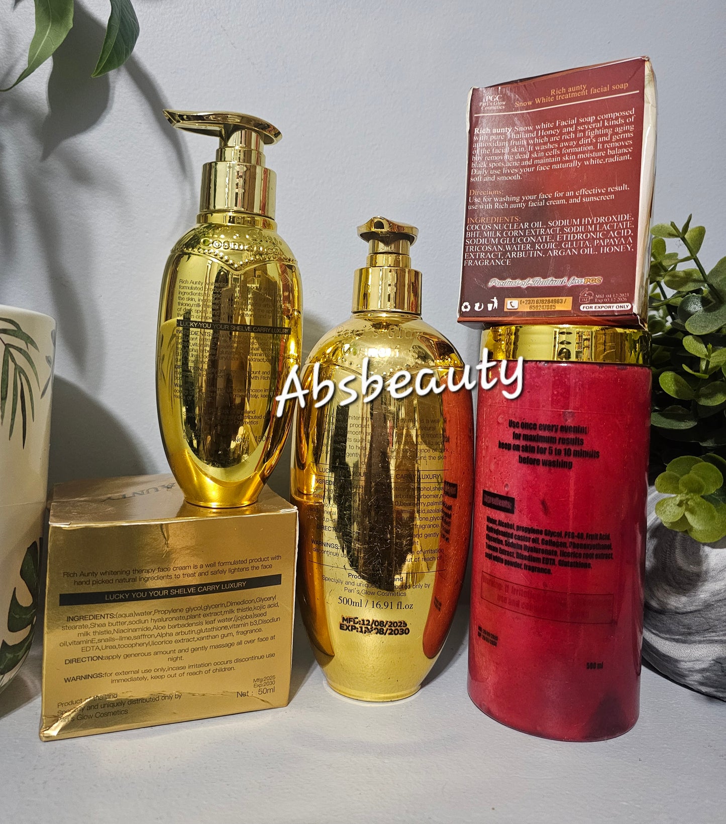 Rich Aunty Injection Whitening Set From Pari's Glow Cosmetics