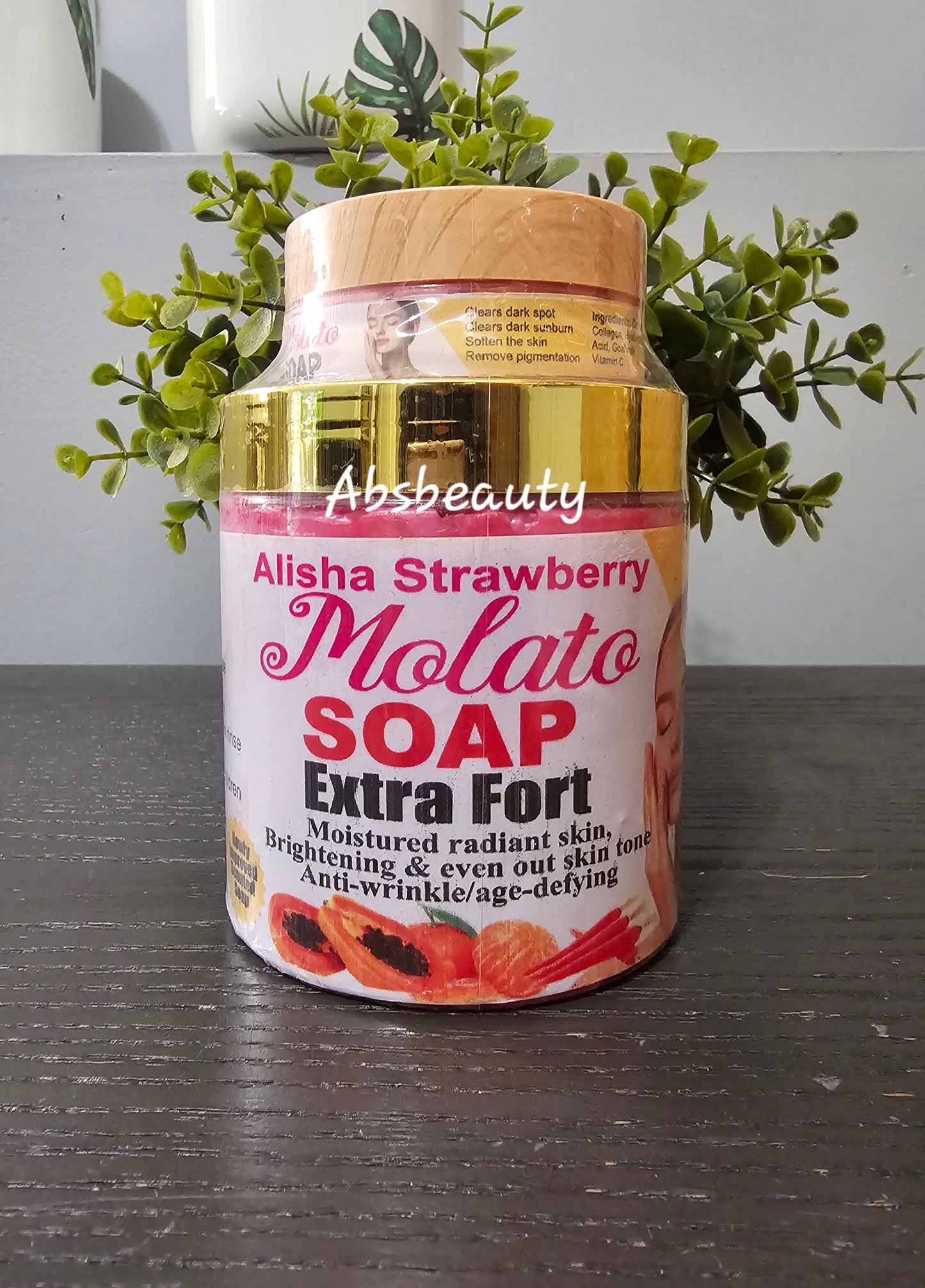 Alisha Strawberry Face And Body Molato Soap 500ml 1pc