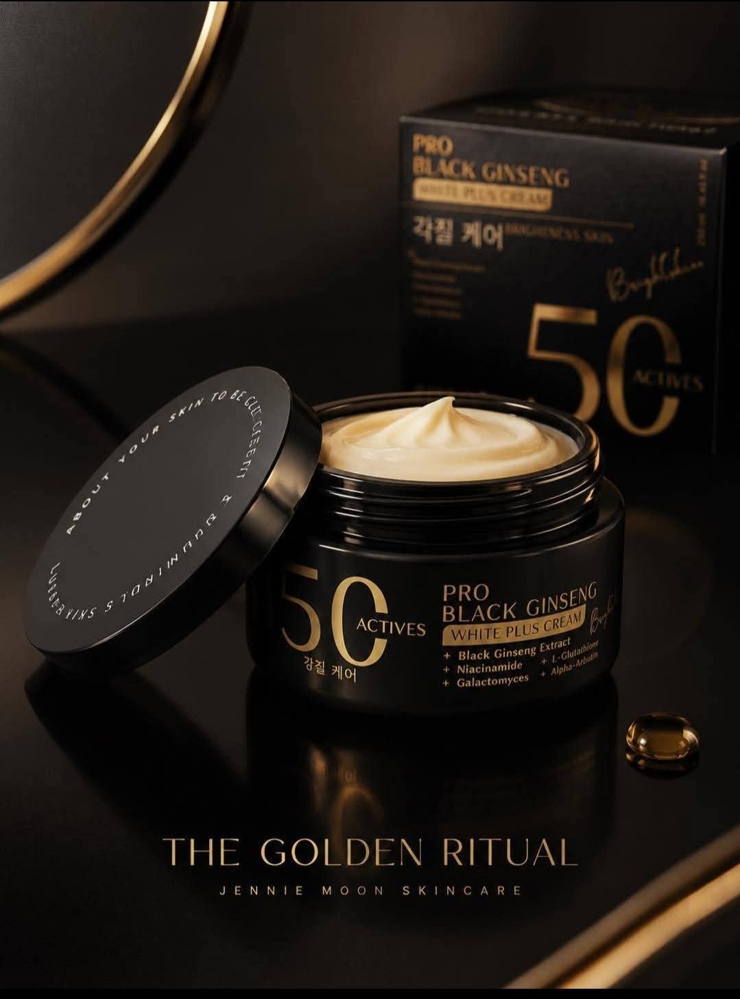 Jennie Moon Pro Black Ginseng Plus Cream 250ml | Botanical Body Cream Original&Authentic 1pc