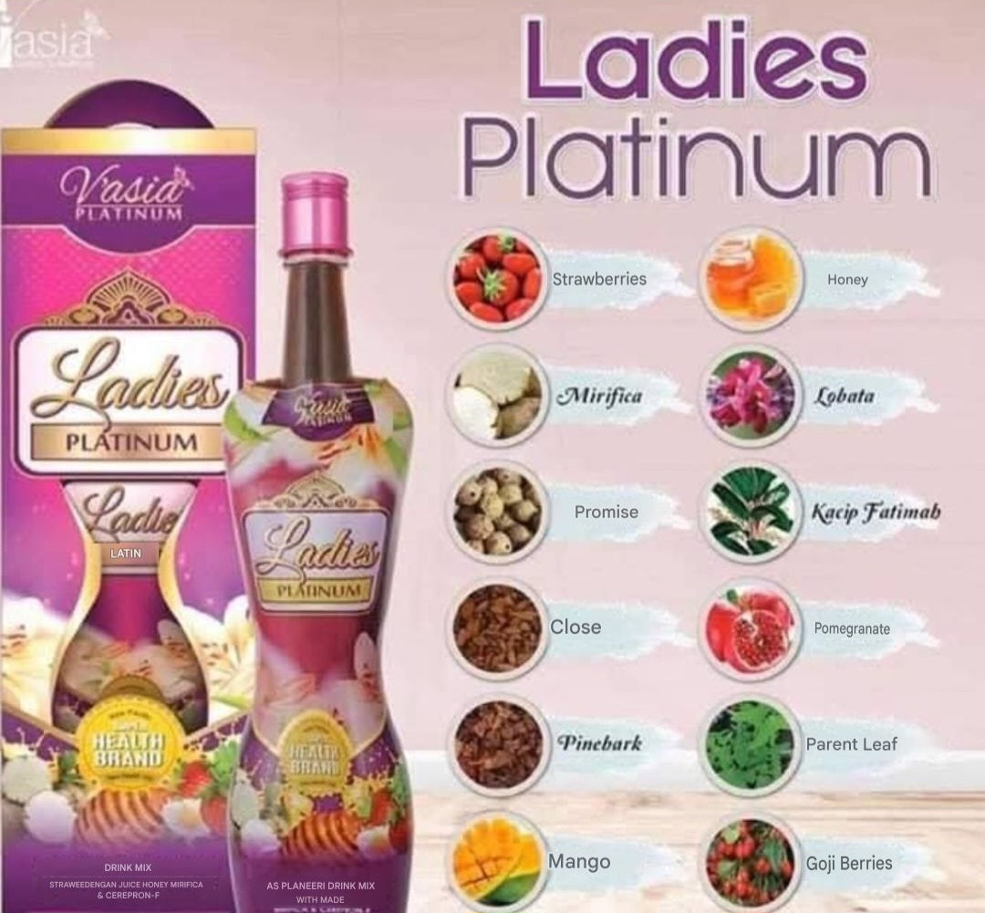 Vasia Ladies Platinum Supplements drink 500ml 💯👌✅️